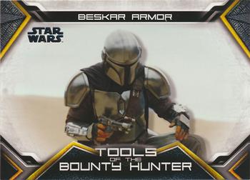 2020 Topps Star Wars: The Mandalorian Season 1 - Tools of the Bounty Hunter #TB-8 Beskar Armor Front