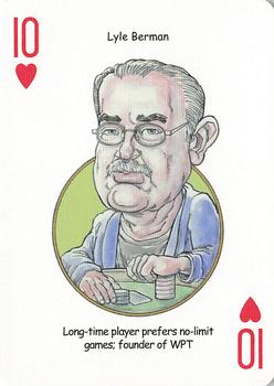 2005 Hero Decks Poker Heroes Playing Cards #10♥ Lyle Berman Front