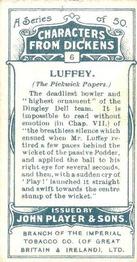 1923 Player's Characters from Dickens #6 Luffey Back