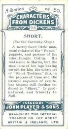 1923 Player's Characters from Dickens #26 Short Back