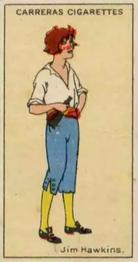 1924 Carreras Figures of Fiction #2 Jim Hawkins Front