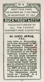 1924 Bucktrout Inventors #2 James Dewar Back