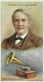 1924 Bucktrout Inventors #8 Thomas Alva Edison Front