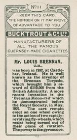 1924 Bucktrout Inventors #11 Louis Brennan Back