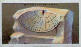 1924 Morris's Measurement of Time #7 Greek Hemicycle Dial Front