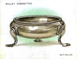 1924 Wills's Old Silver #13 Salt Cellar Front