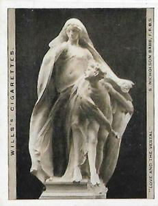 1928 Wills's Modern British Sculpture #1 Love and the Vestal Front