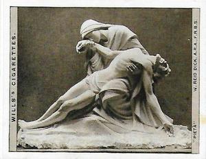 1928 Wills's Modern British Sculpture #7 Pieta Front