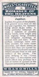 1928 Wills's Romance of the Heavens #18 Jupiter Back