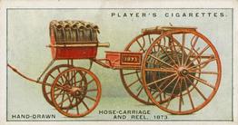 1930 Player's Fire-Fighting Appliances #15 Hand-Drawn Hose-Carriage and Reel, 1873 Front