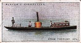 1930 Player's Fire-Fighting Appliances #16 Steam Fire-Float, 1874 Front