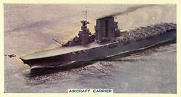 1936 Godfrey Phillips This Mechanized Age #44 Aircraft Carrier Front