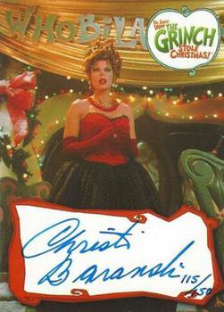 2000 Dynamic Forces How the Grinch Stole Christmas - Actor Autographs #BA2 Christine Baranski Front