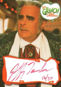 2000 Dynamic Forces How the Grinch Stole Christmas - Actor Autographs #BA3 Jeffrey Tambor Front