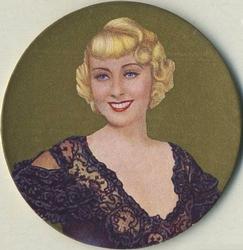 1939 Rothmans Beauties of the Cinema (Round) #NNO Joan Blondell Front