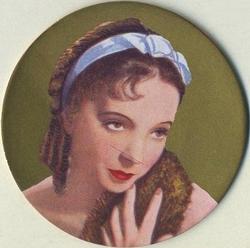 1939 Rothmans Beauties of the Cinema (Round) #NNO Jessie Matthews Front