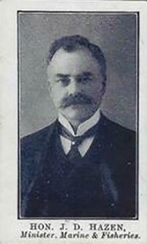1912 Imperial Tobacco Co. of Canada (ITC) Canadian Historical Portraits #31 John Douglas Hazen Front