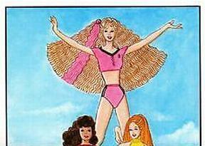 1989 Panini Barbie Stickers #10 Beach pyramid Front