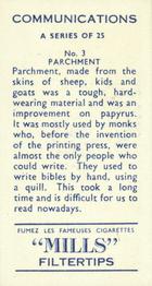 1960 Mills Communications #3 Parchment Back