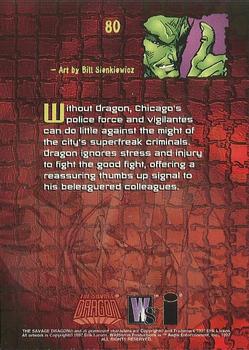 1997 WildStorm The Savage Dragon #80 Bill Sienkiewicz Back