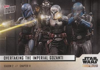 2020 Topps Now Star Wars: The Mandalorian Season 2 #15 Overtaking the Imperial Gozanti Front