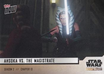 2020 Topps Now Star Wars: The Mandalorian Season 2 #24 Ahsoka vs. the Magistrate Front