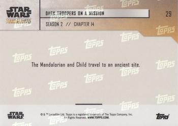 2020 Topps Now Star Wars: The Mandalorian Season 2 #29 Dark Troopers on a Mission Back