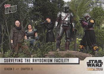 2020 Topps Now Star Wars: The Mandalorian Season 2 #32 Surveying the Rhydonium Facility Front