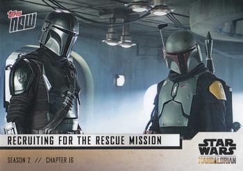 2020 Topps Now Star Wars: The Mandalorian Season 2 #36 Recruiting for the Rescue Mission Front