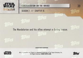 2020 Topps Now Star Wars: The Mandalorian Season 2 #39 Confrontation on the Bridge Back