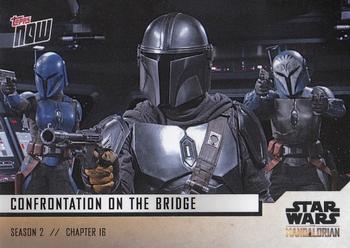 2020 Topps Now Star Wars: The Mandalorian Season 2 #39 Confrontation on the Bridge Front