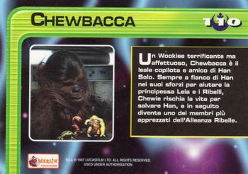 1997 Merlin Star Wars Special Edition Italian #110 Chewbacca Back