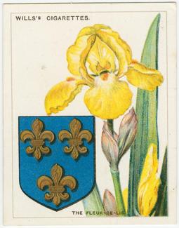 1925 Wills's Heraldic Signs & Their Origin #10 The Fleur-de-lis Front