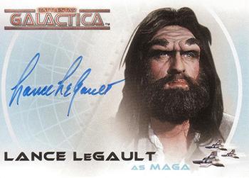 2004 Rittenhouse The Complete Battlestar Galactica - Autographs #A6 Lance LeGault Front