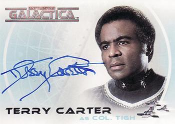 2004 Rittenhouse The Complete Battlestar Galactica - Autographs #A16 Terry Carter Front