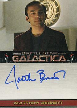 2005 Rittenhouse Battlestar Galactica Premiere Edition - Autographs #NNO Matthew Bennett Front