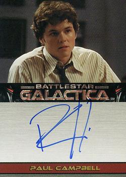 2005 Rittenhouse Battlestar Galactica Premiere Edition - Autographs #NNO Paul Campbell Front