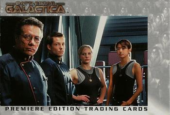2005 Rittenhouse Battlestar Galactica Premiere Edition - Promos #P1 4 Cast Members Front
