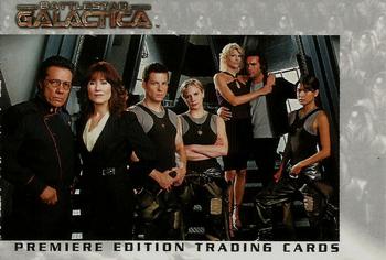 2005 Rittenhouse Battlestar Galactica Premiere Edition - Promos #P2 7 Cast Members Front
