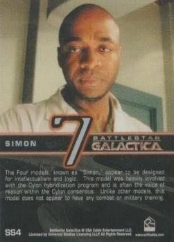 2008 Rittenhouse Battlestar Galactica Season Three - Significant Seven #SS4 Simon Back