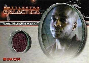 2009 Rittenhouse Battlestar Galactica Season Four - Costume Relics #C47 Simon Front