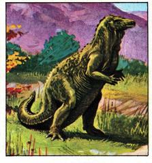 1978 Rowntree Mackintosh Prehistoric Animals Stickers #7 Iquanodon Front