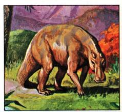 1978 Rowntree Mackintosh Prehistoric Animals Stickers #17 Trachodon Front