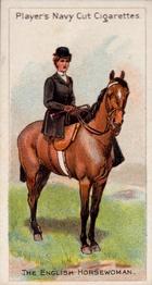 1914 Player's Riders of the World #26 The English Horsewoman Front