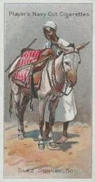 1914 Player's Riders of the World #43 Suez Donkey Boy Front