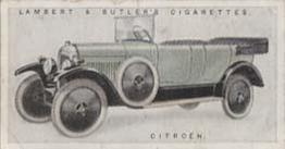 1923 Lambert & Butler Motor Cars (2nd Series) #28 Citroen Front