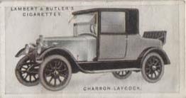 1923 Lambert & Butler Motor Cars (2nd Series) #29 Charron-Laycock Front