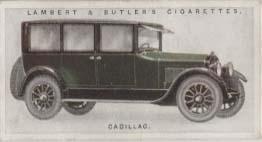 1923 Lambert & Butler Motor Cars (2nd Series) #30 Cadillac Front