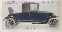 1923 Lambert & Butler Motor Cars (2nd Series) #34 Lagonda Front