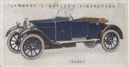 1923 Lambert & Butler Motor Cars (2nd Series) #35 Talbot Front
